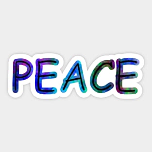 PEACE Movement Blues Sticker